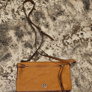 Tory Burch Tan Leather Crossbody Bag
